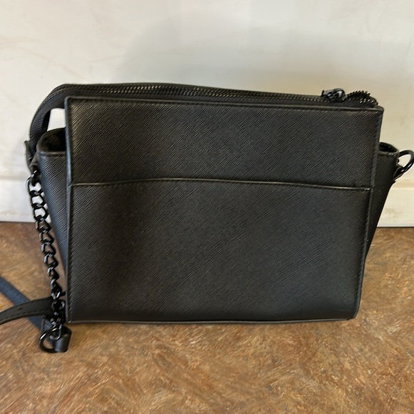 NWOT Steve Madden Black Chain Adjustable Strap Crossbody Purse - Picture 5 of 14
